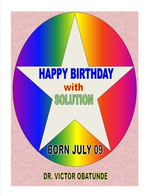 cover image of BORN JULY 09
